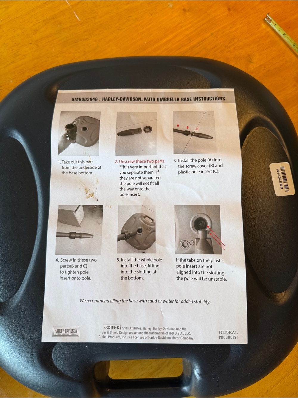 Umbrella Base. New in box - Picture 5 of 10